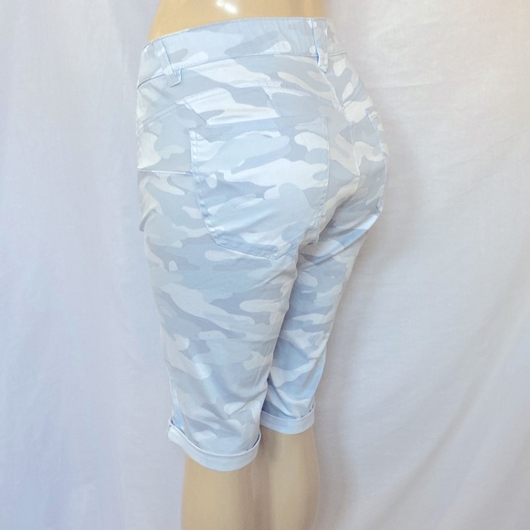 FINAL PRICE-DEMOCRACY Jeans Camouflage Blue Fog Tummy Control Size 18WP NWOT - Picture 7 of 7